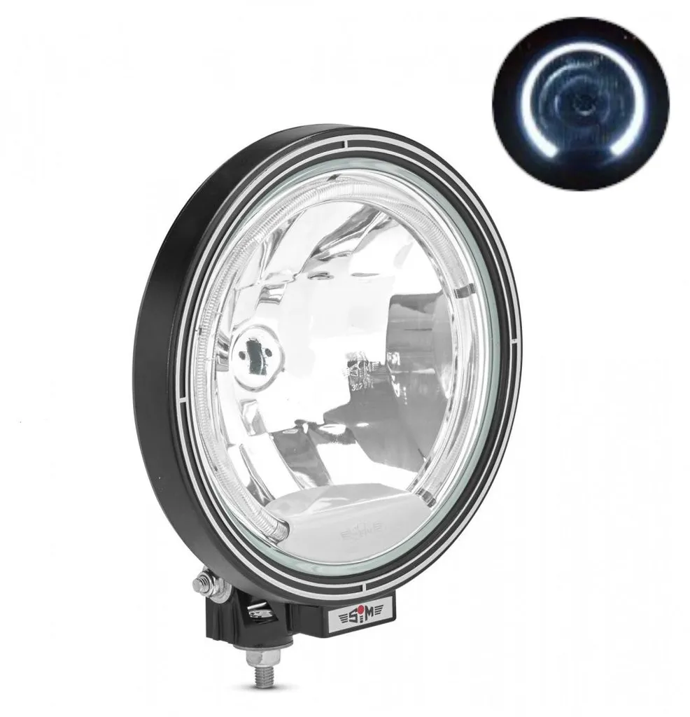 Phare halogène avec Angel Eye LED rond 23 cm pour camion et tout-terrain
