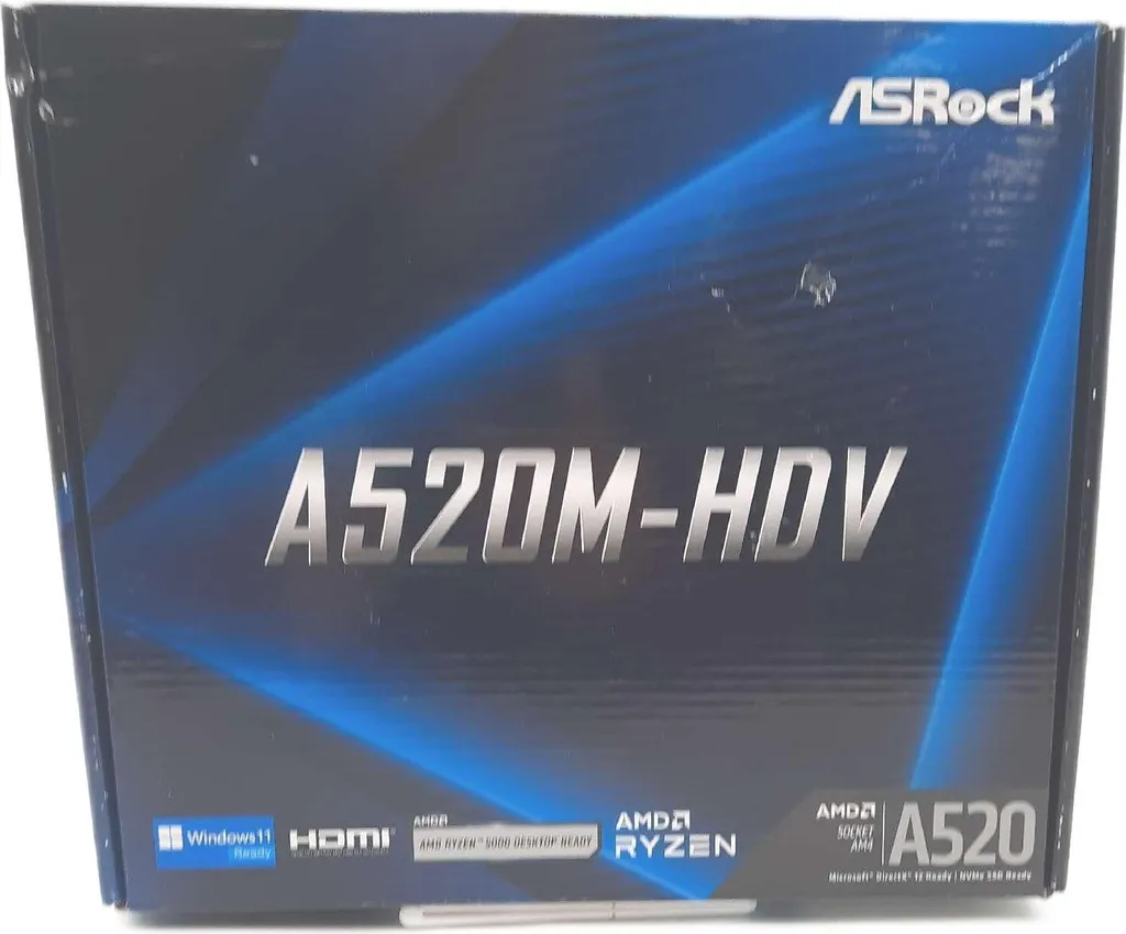 ASRock A520M-HDV - Scheda Madre Affidabile per Ufficio e Casa - 14