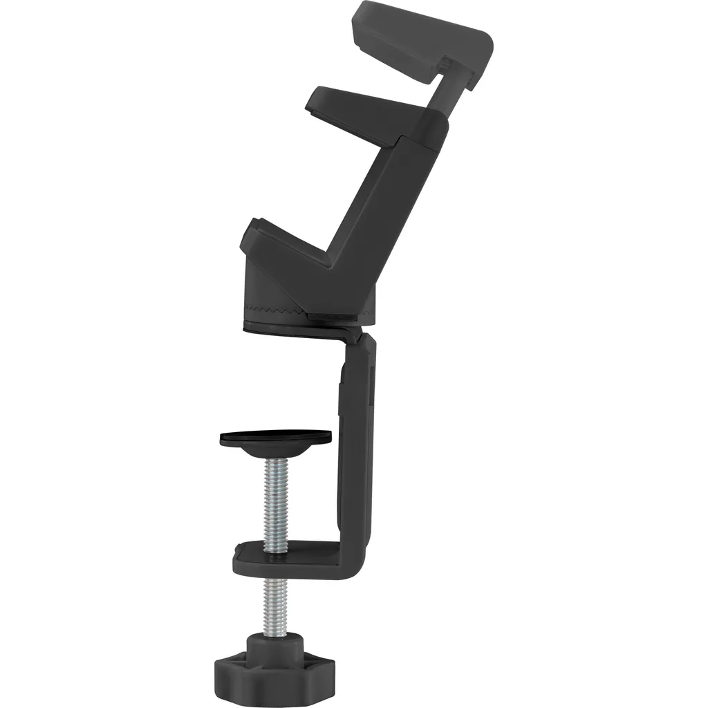 Support de Table pour Multiprise Noir InLine, Fixation à Vis Ajustable