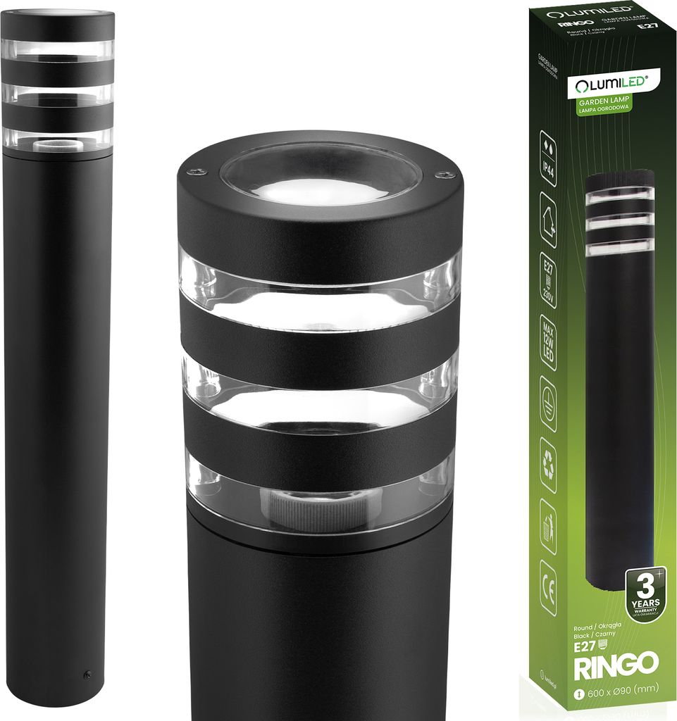LUMILED svetlo na cestu vonkajšie stĺpikové svetlo 60cm Obrázok produktu 