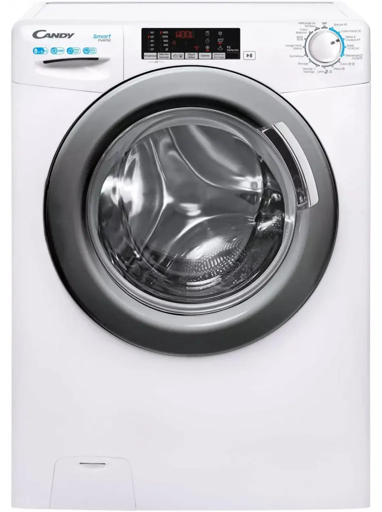 Combiné Lave-linge et Sèche-linge Candy 8/5 kg idéal pour la famille