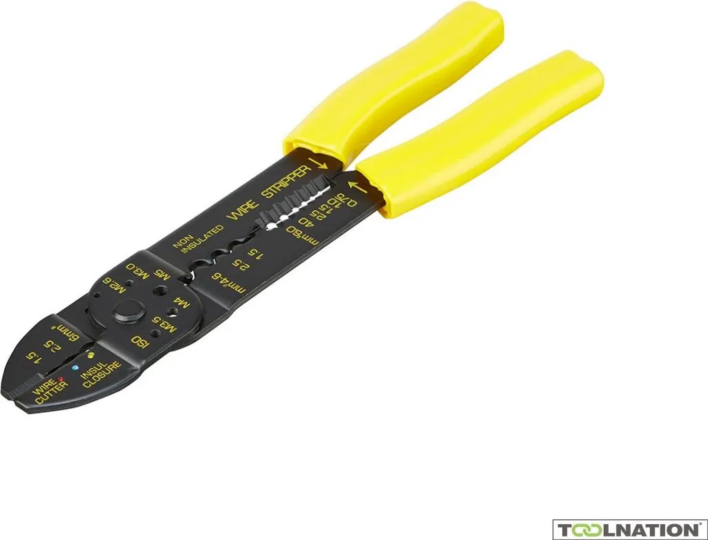 Stanley STHT0-75414 Pinza Multiuso: Spelafili, Tagliabulloni e Crimper