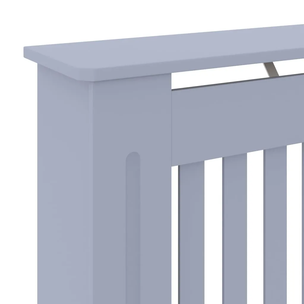 Meuble Cache-radiateur Gris 78 cm en MDF - Cache Radiateur Moderne - 6