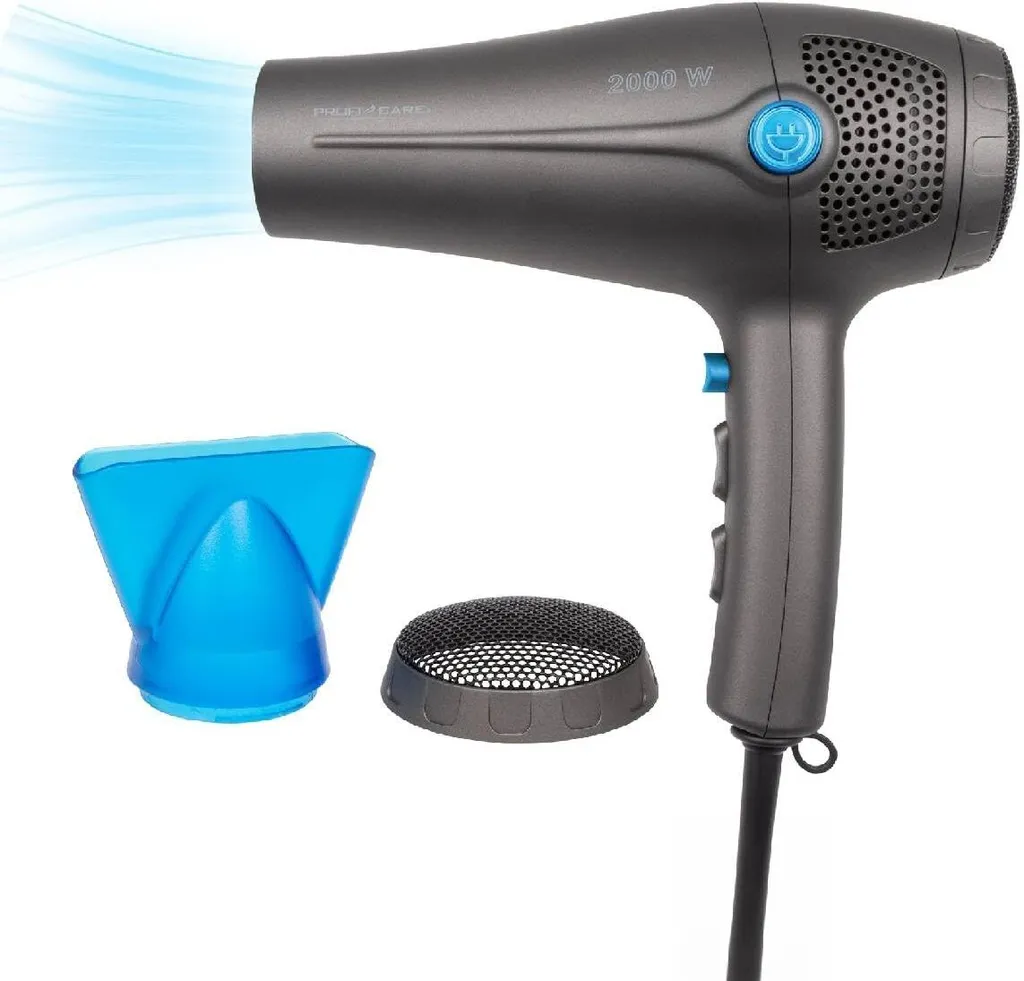 Phon Ionico ProfiCare PC-HT 3020 Blu Antracite - Styling Professionale
