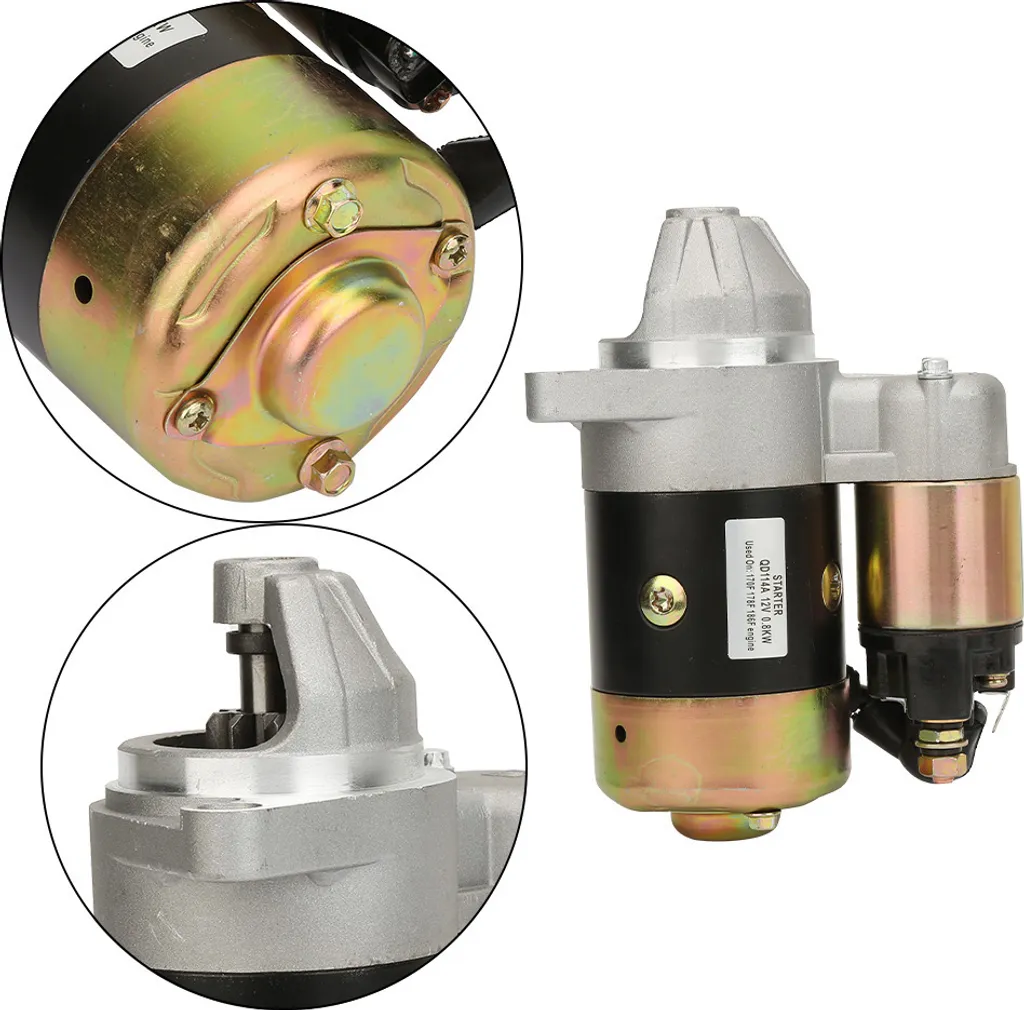 Démarreur 12V 0.8KW : Solution Démarrage Difficile Moteur Diesel