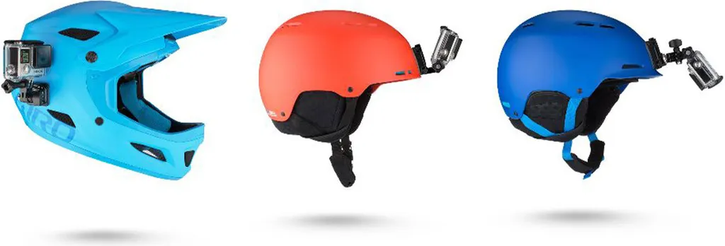 Supporto GoPro Casco Frontale/Laterale | Sicurezza HERO per Sci e Bici - 14