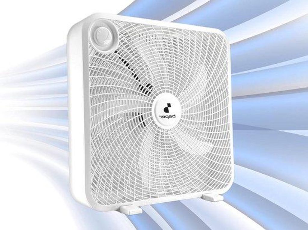 Grand ventilateur de bureau et de sol à 5 pales, 50 cm, Image du produit 