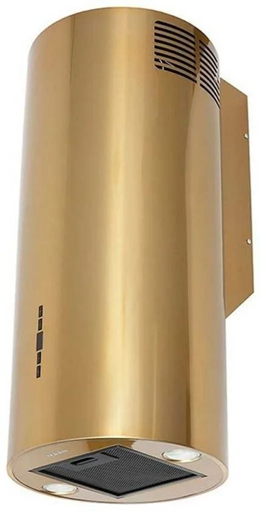 Hotte Tuba Murale Moon Elba2 W 731 Gold Glossy - Design Or Brillant
