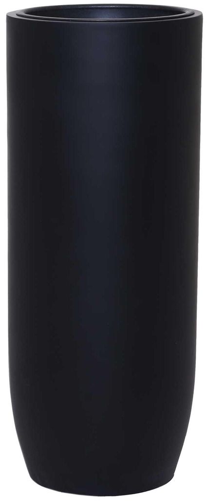 VIVANNO Vase de sol en fibre de verre SOLERIO Rond, noir Image du produit 
