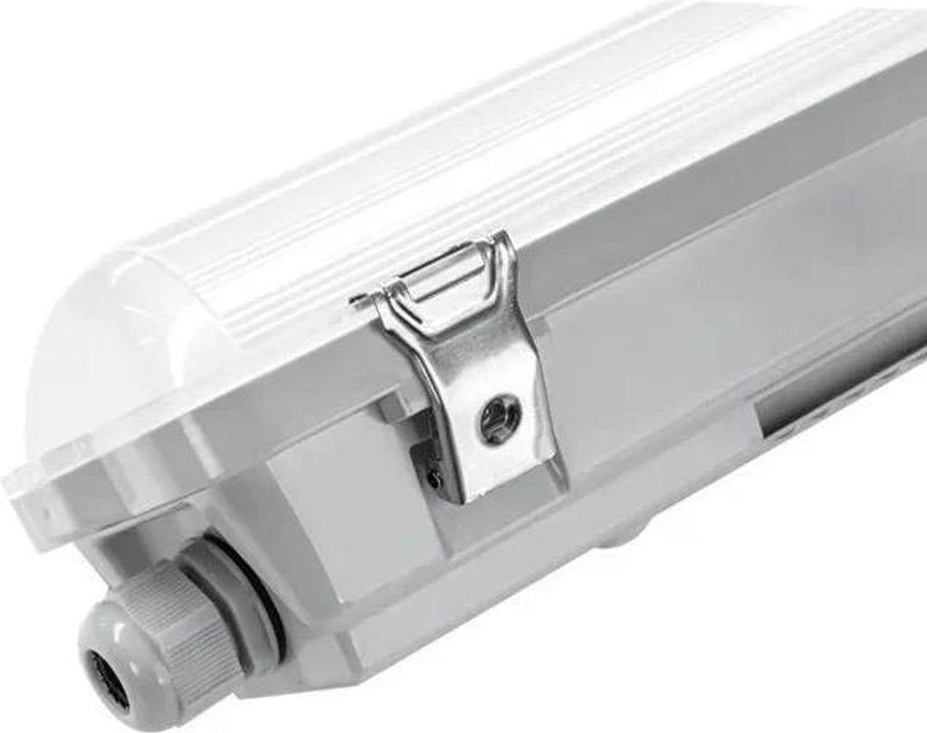 Wasserdichte Lichtleiste 150 cm für 1 LED-Röhre T8 IP65 (Leeres Gehäuse)