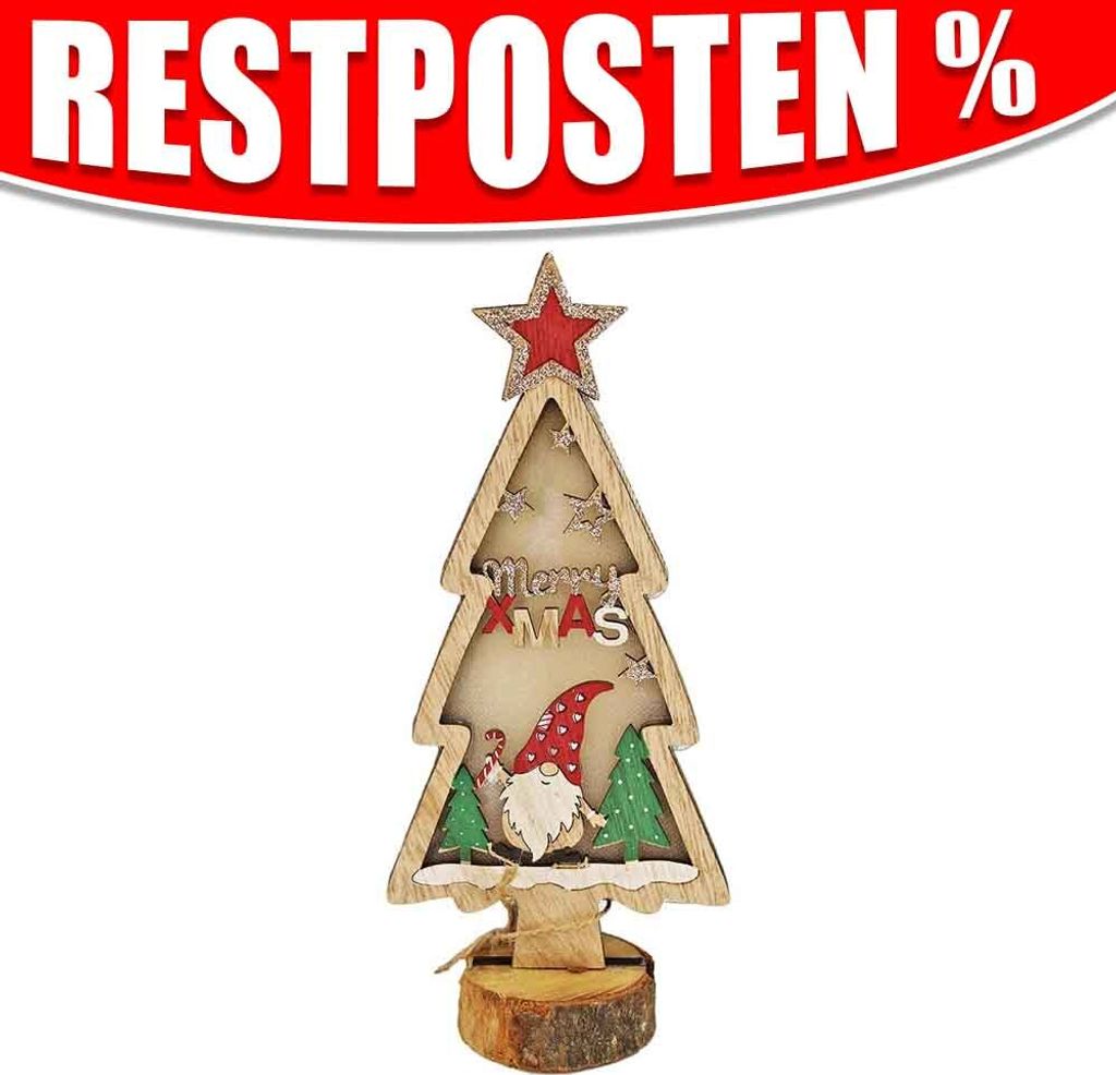 Deko aus Holz Weihnachten "Tannenbaum" - ca. 30 cm