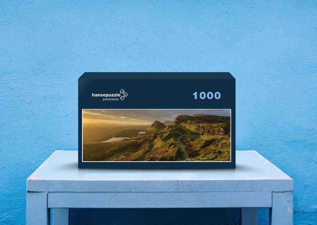 hansepuzzle 30155 - Sonnenaufgang Puzzle, 1050 Teile, Reisen, 60,0 x 46,0cm mit hochwertiger Aufbewahrung, Kartonbox und wiederverschließbarem Beutel