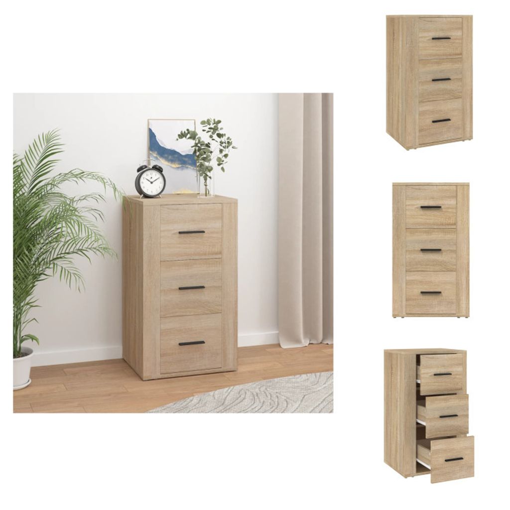 vidaXL Sideboard Sonoma-Eiche 40x33x70 cm Holzwerkstoff - Sideboards