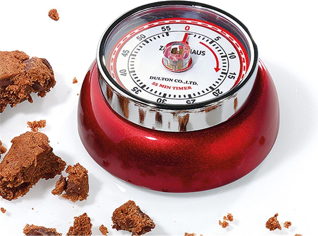 Timer da cucina SPEED di Zassenhaus, rosso metallizzato Immagine del prodotto 