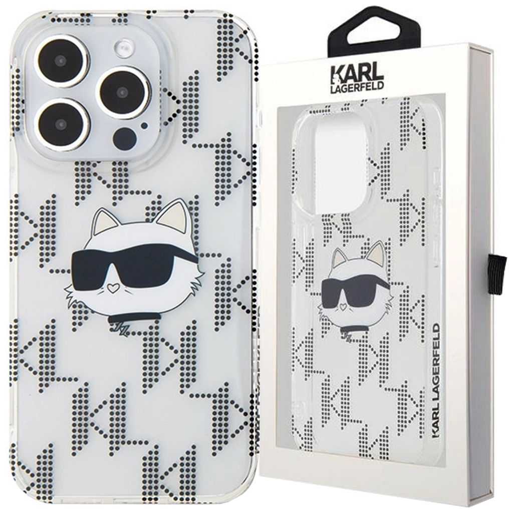 Karl Lagerfeld IML Choupette Head & Monogramm - iPhone 15 Produktbild 