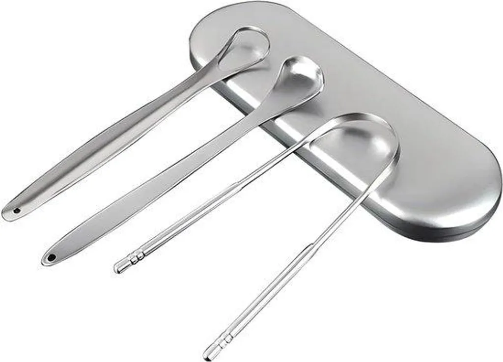 Cure-dents interdentaires en inox contre la plaque - Lot de 3 outils