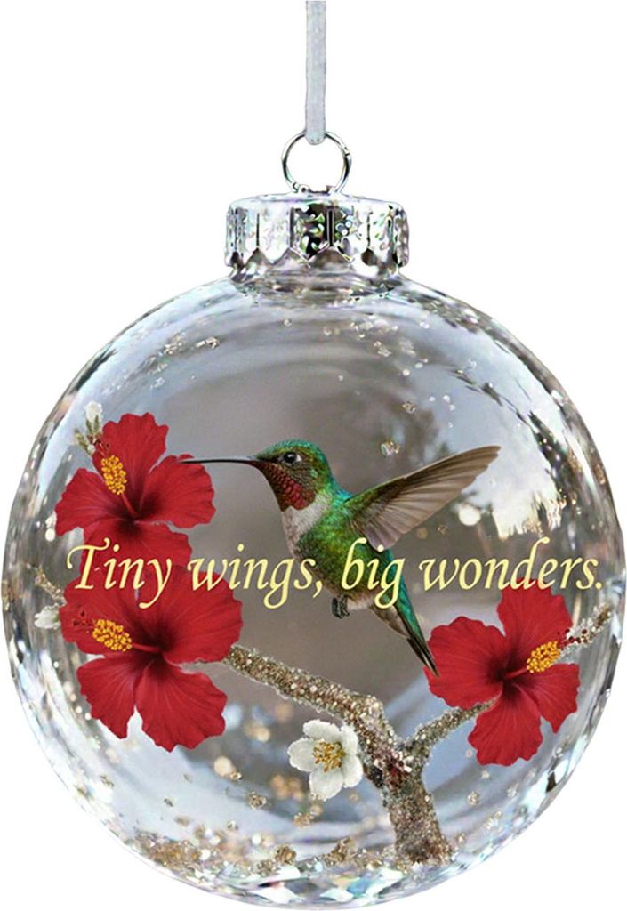 Weihnachtsbaumschmuck, Vogel, kugelförmiger Anhänger, Schneeflocken-Ornament, Weihnachtsbaumdekoration