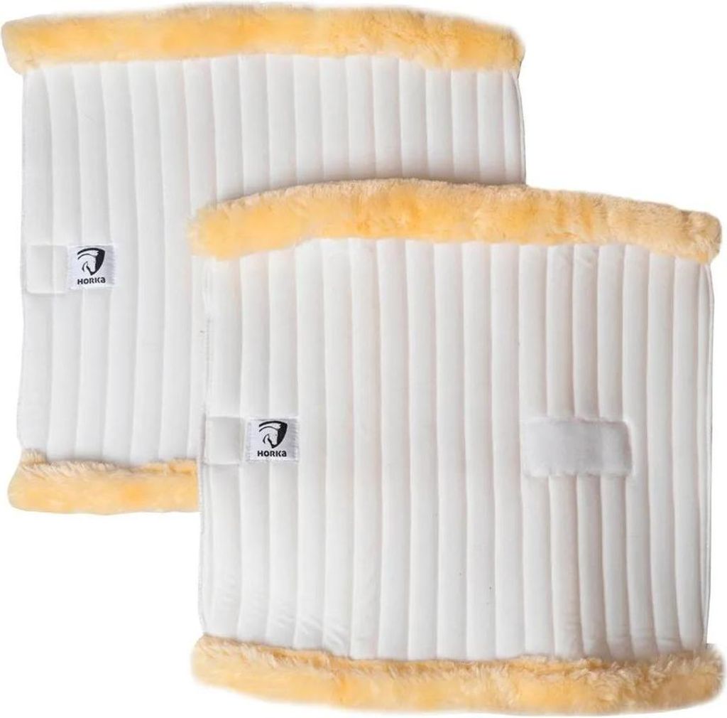 Horka Met Bont Pferdebandagenunterlage Weiß Weiß One Size