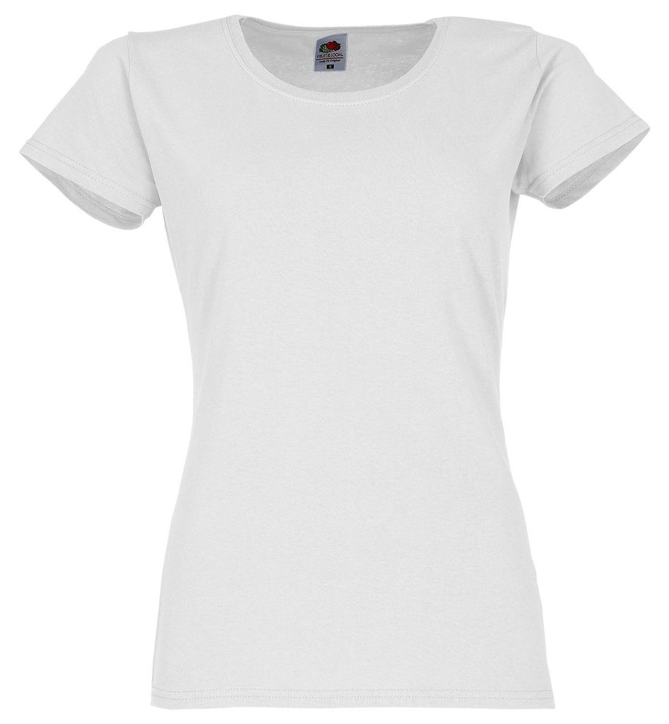Fruit of the Loom Ladies Original T-Shirt Farbe: weiß Produktbild 