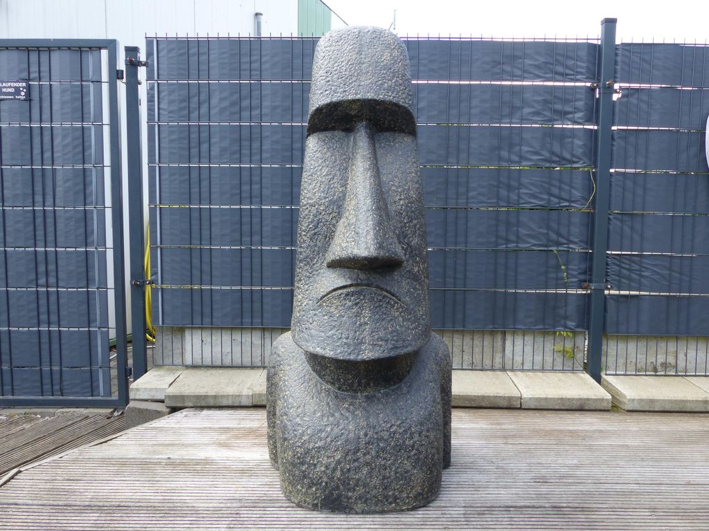 Moai Skulptur 150 cm aus Lavastein – Osterinsel Figur, nach Produktbild 