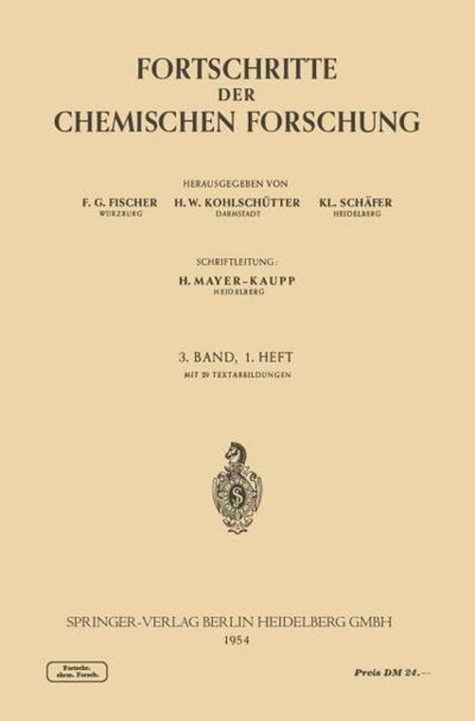 Fortschritte der Chemischen Forschung