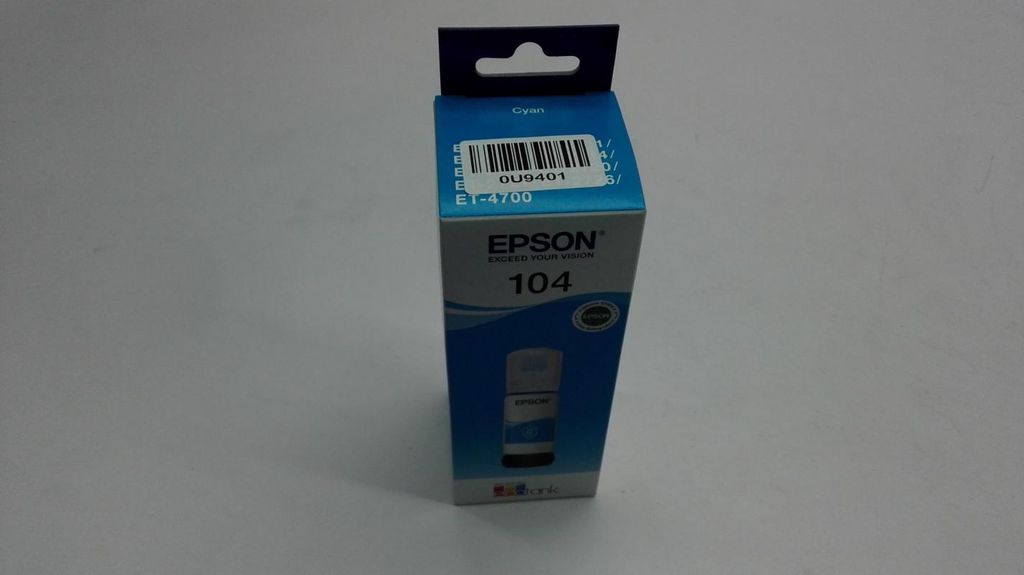 Epson 104 EcoTank Cyan ink bottle, Original, Cyan, Epson, Produktbild 