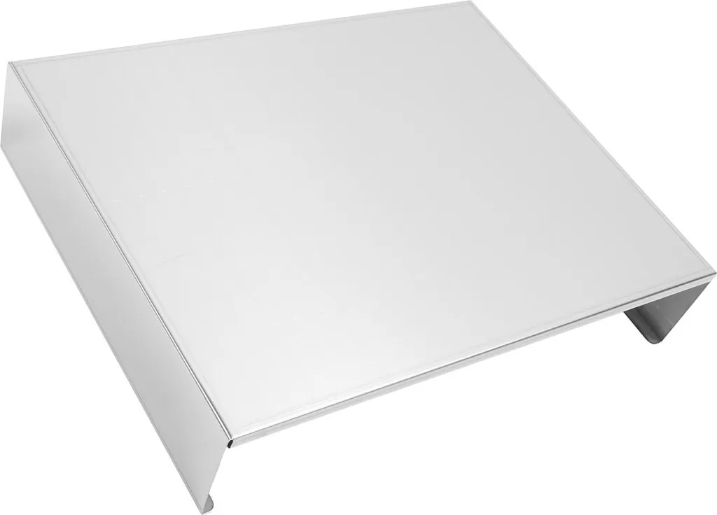 Protège-plaque de cuisson inox 30x40x7 cm - Support robuste de cuisine - 6