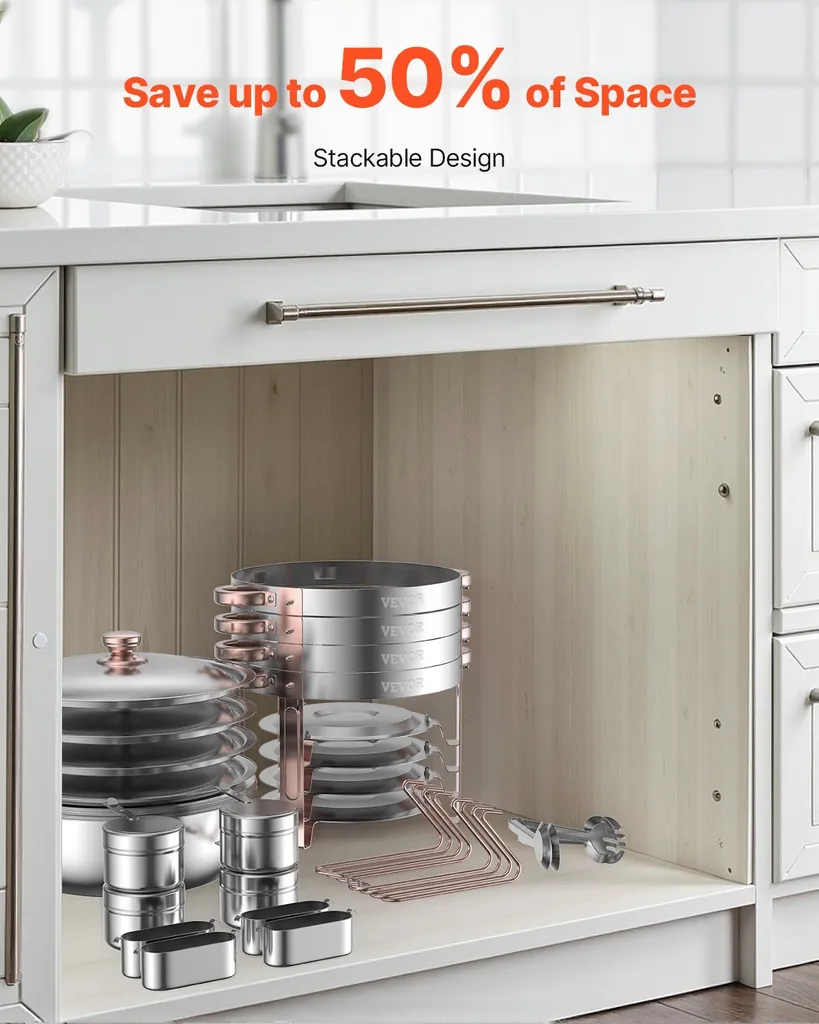 Offerta Set 4 Scaldavivande Oro Rosa 4,7L - Acciaio Inox Prezzo Outlet - 7