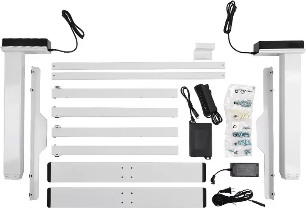 Structure de table stable E5W-EUV6 blanche contre les bureaux fragiles - 3