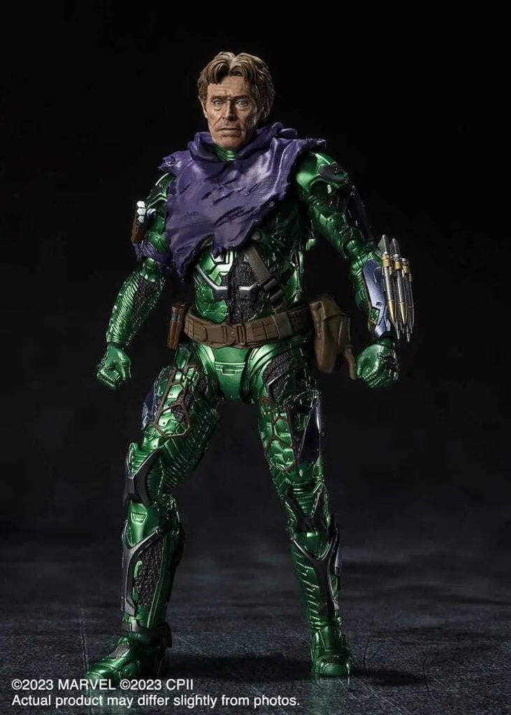 Green Goblin S.H. Figuarts No Way Home Figurine Détails Réalistes