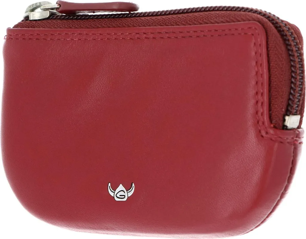 Astuccio Chiavi Golden Head Polo 5102: L'Eccellenza della Pelle Rossa