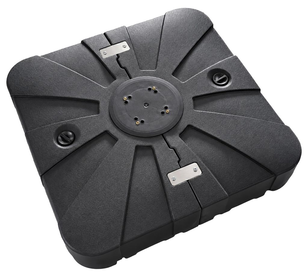 Support de parasol Relaxdays, remplissable, avec roulettes Image du produit 