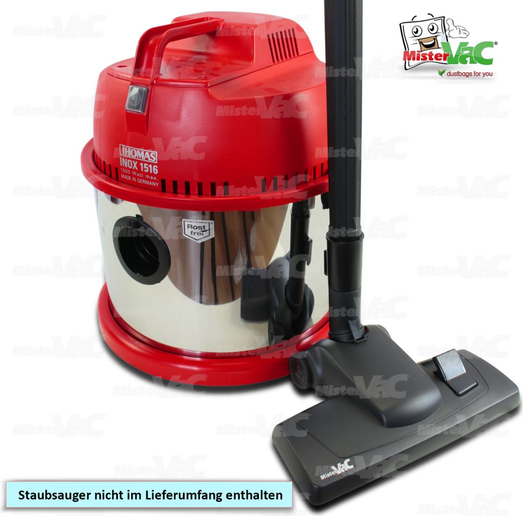 MisterVac Staubsaugerdüse Bodendüse Einrastdüse Ersatzdüse kompatibel mit Thomas INOX 1516