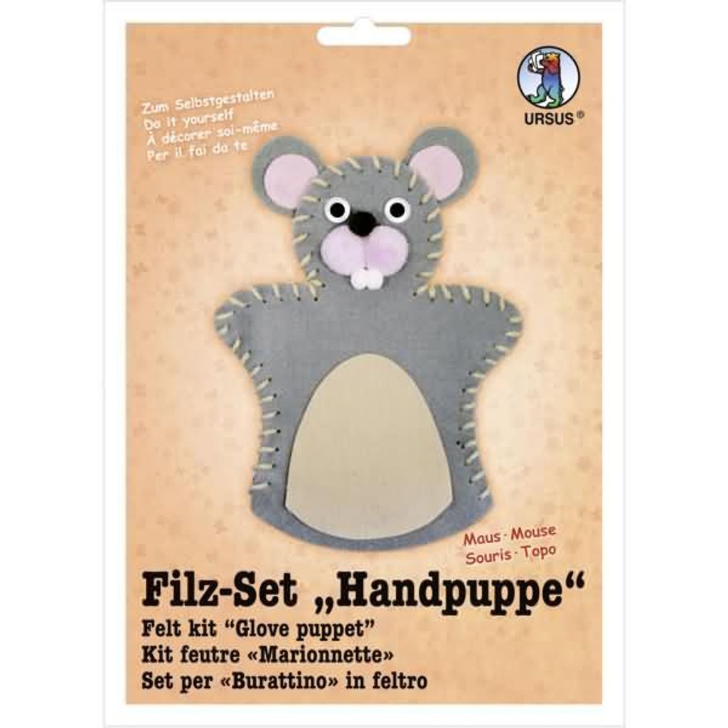 Filz-Set Handpuppe Maus