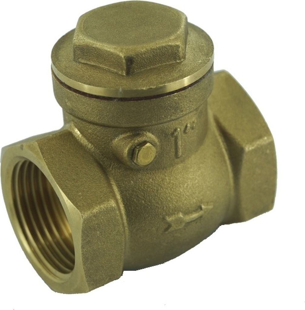 Klappenrückschlagventil PN-M-75002 Din 40 1 1/2" Guckschlagventil mit Klappe