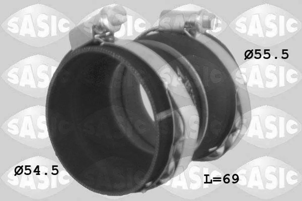 Durite de turbo pour Citroën C3 et Peugeot 207 - Tuyau d'air 0382PZ