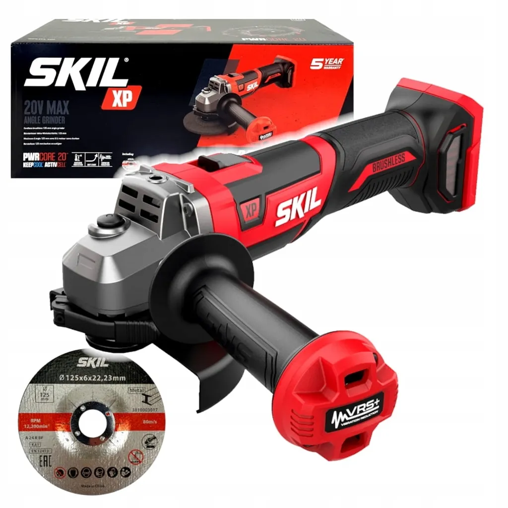 Meuleuse d'angle 125mm Skil 20V 3930 CB idéale pour la découpe métal