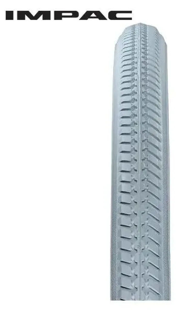 Pneu pour fauteuil roulant 22 x 1 3/8 (37-501) gomme grise anti-trace