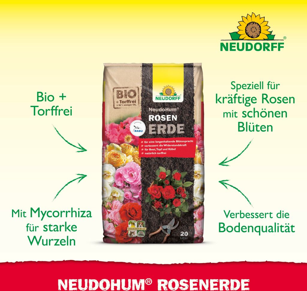 Neudorff NeudoHum RosenErde - 20 Liter Produktbild 2