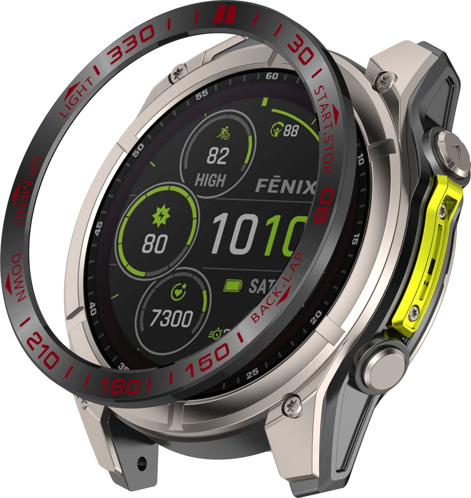 INF Edelstahl-Lünette für Garmin Fenix 8 Mehrfarbig3 model 2