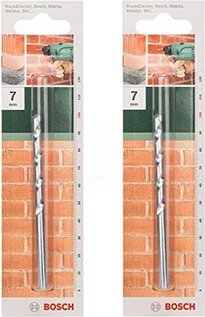 2 Stk. Bosch Steinbohrer Ø 7 mm