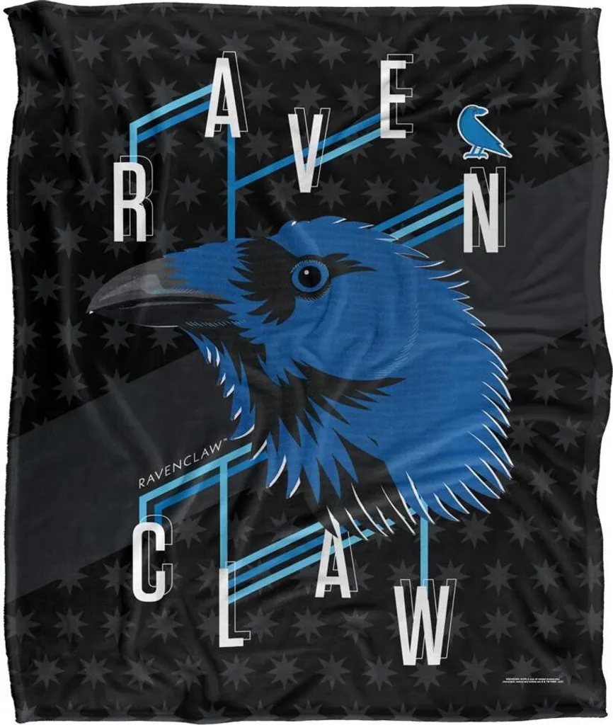 Couverture Harry Potter Ravenclaw Corbeau TV18688 Taille Unique Colorée
