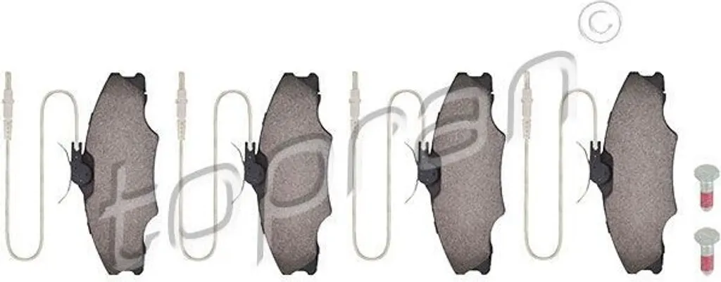 Freinage sans bruit : Plaquettes avant pour Peugeot 406 OE 4251 31