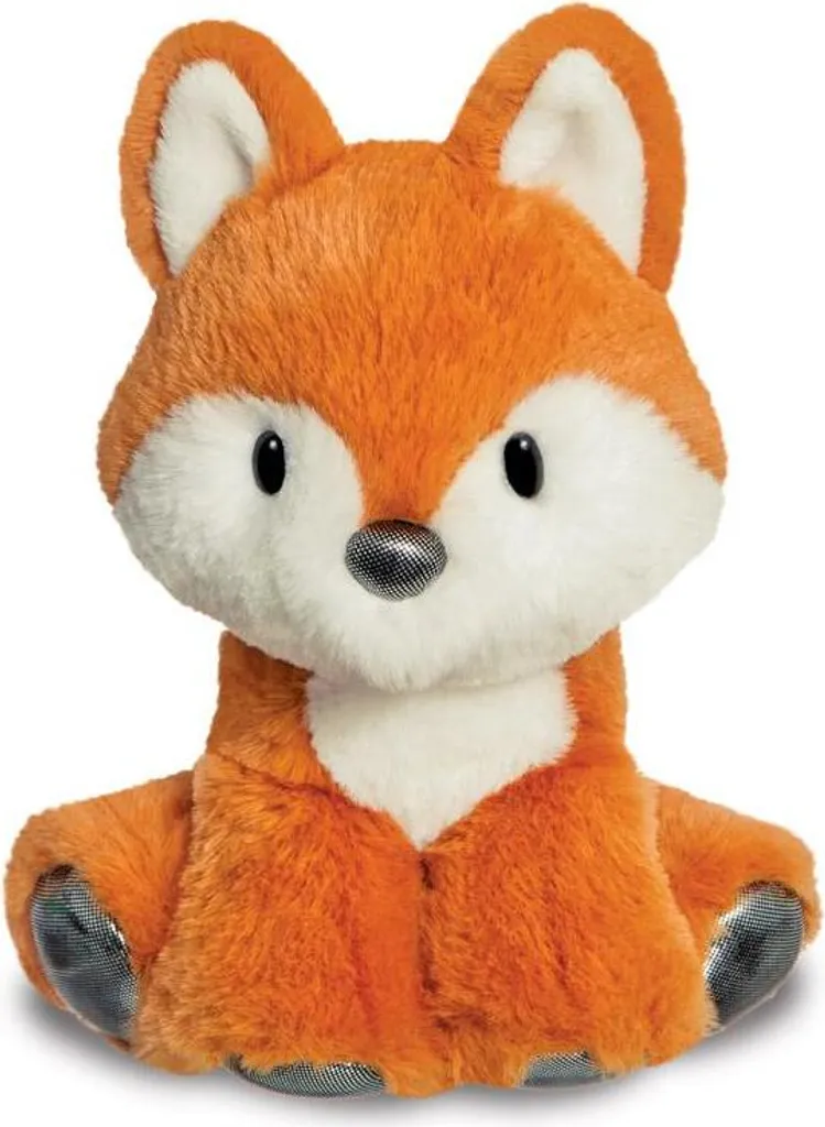 Peluche Renard Roux Glitzy Tots - Jouet d'Éveil Doux 20 cm pour Bébé