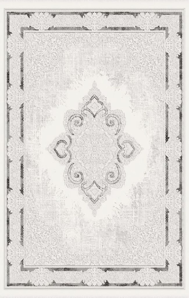 Design Abstrakt Teppiche Teppich Schlafzimmer 160x230 Luxus Art-Deco-Stil Grau