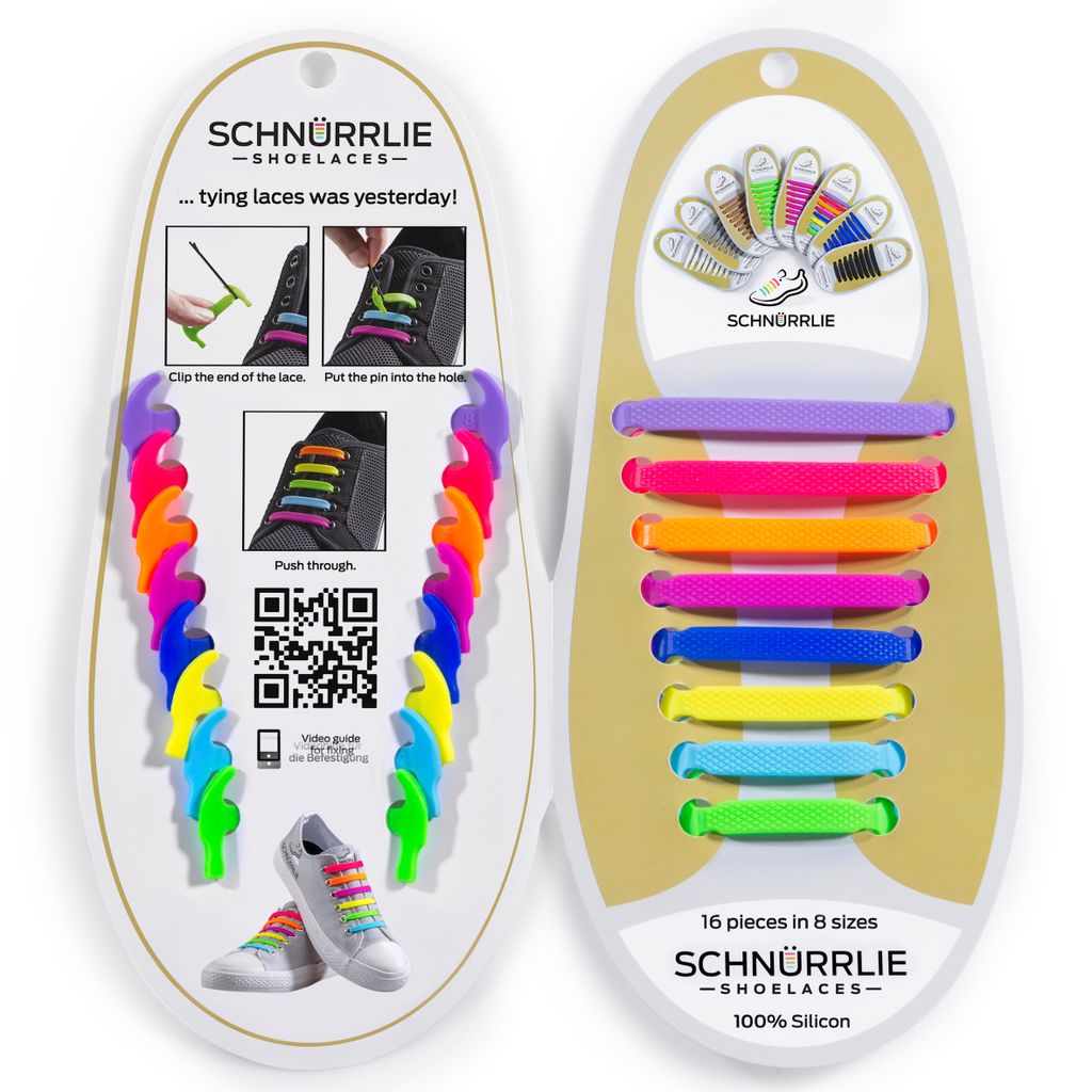 Shoe Laces Set Rainbow Schnürsenkel Mode & Accessoires Schuhzubehör Schnürsenkel 