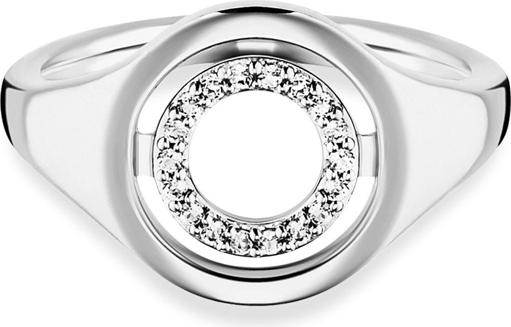 cai Ring 925/- Sterling Silber weiß 054 (17,2) Topas weiß 132270632