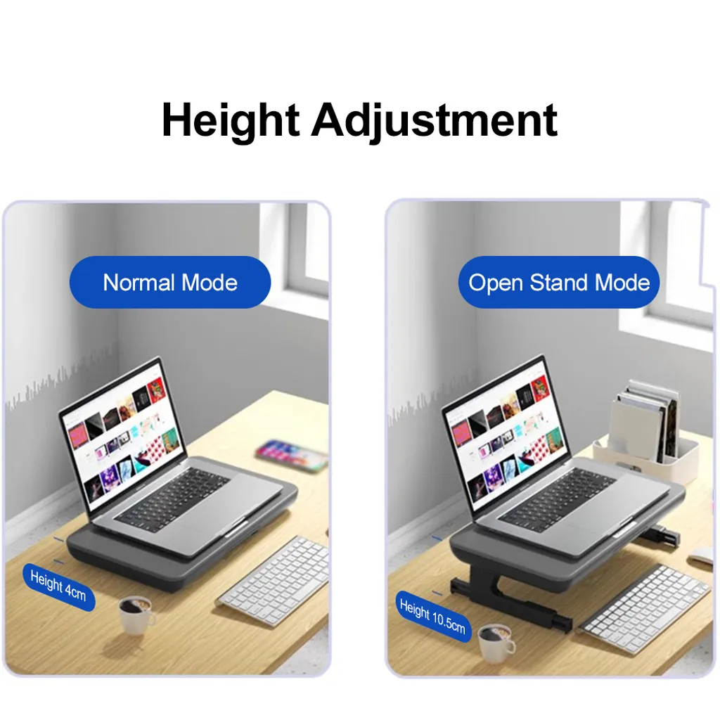 Olmaster Support Portable Pliable L Réglable pour Bureau - 12