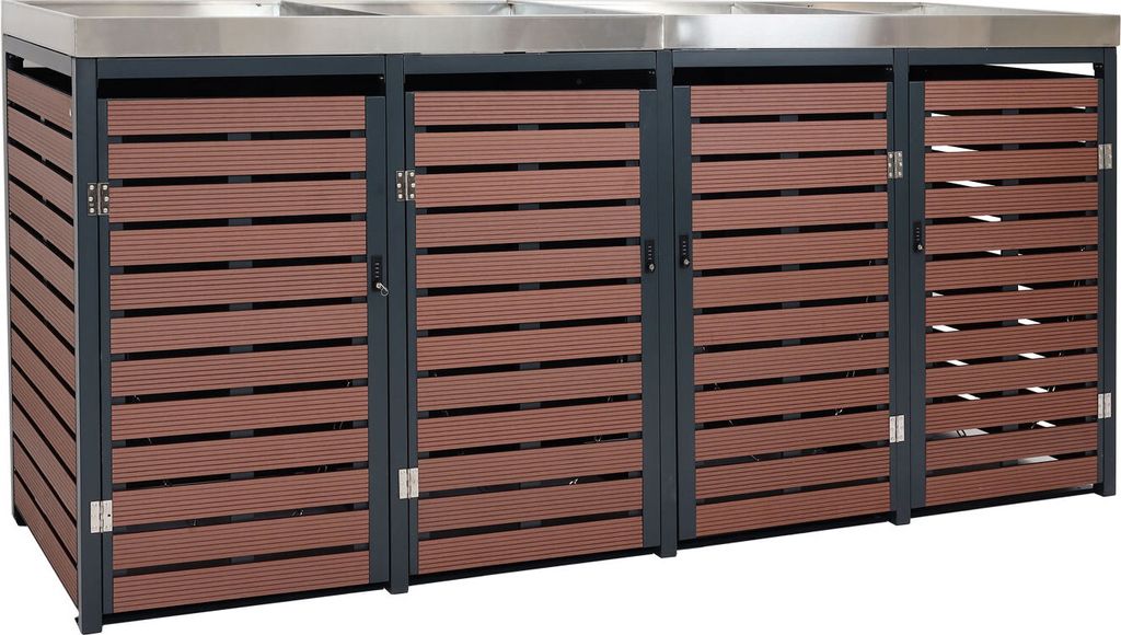 4 víka na koše HWC-K14, box na koše s boxem na květináče, Obrázek produktu 