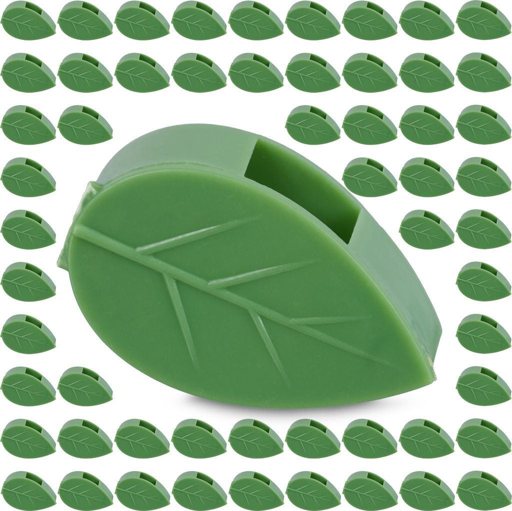 relaxdays Pflanzenclips selbstklebend im 140er Set